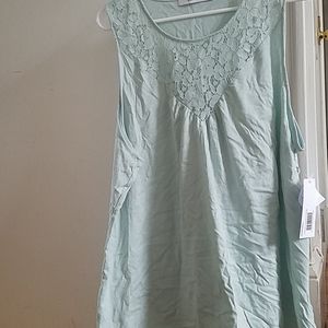 Aqua blouse